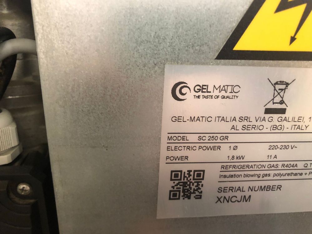 Maquina de Soft ice cream. GEL MATIC