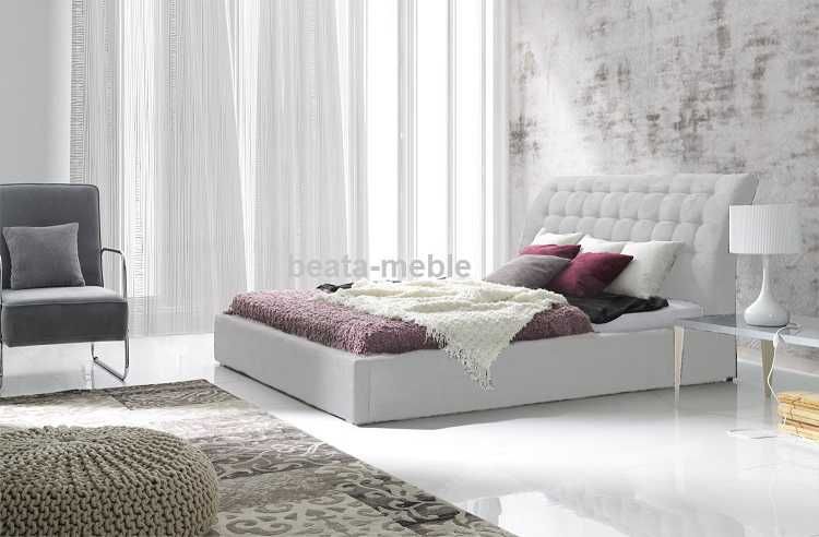 NA WYMIAR !! Profilowane łóżko CHESTER 160 x 200 + stelaż i materac !!