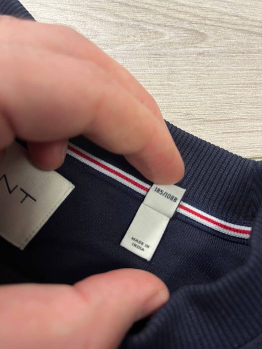 Мужской свитшот  свитер кофта на флисе Gant 3 Xl