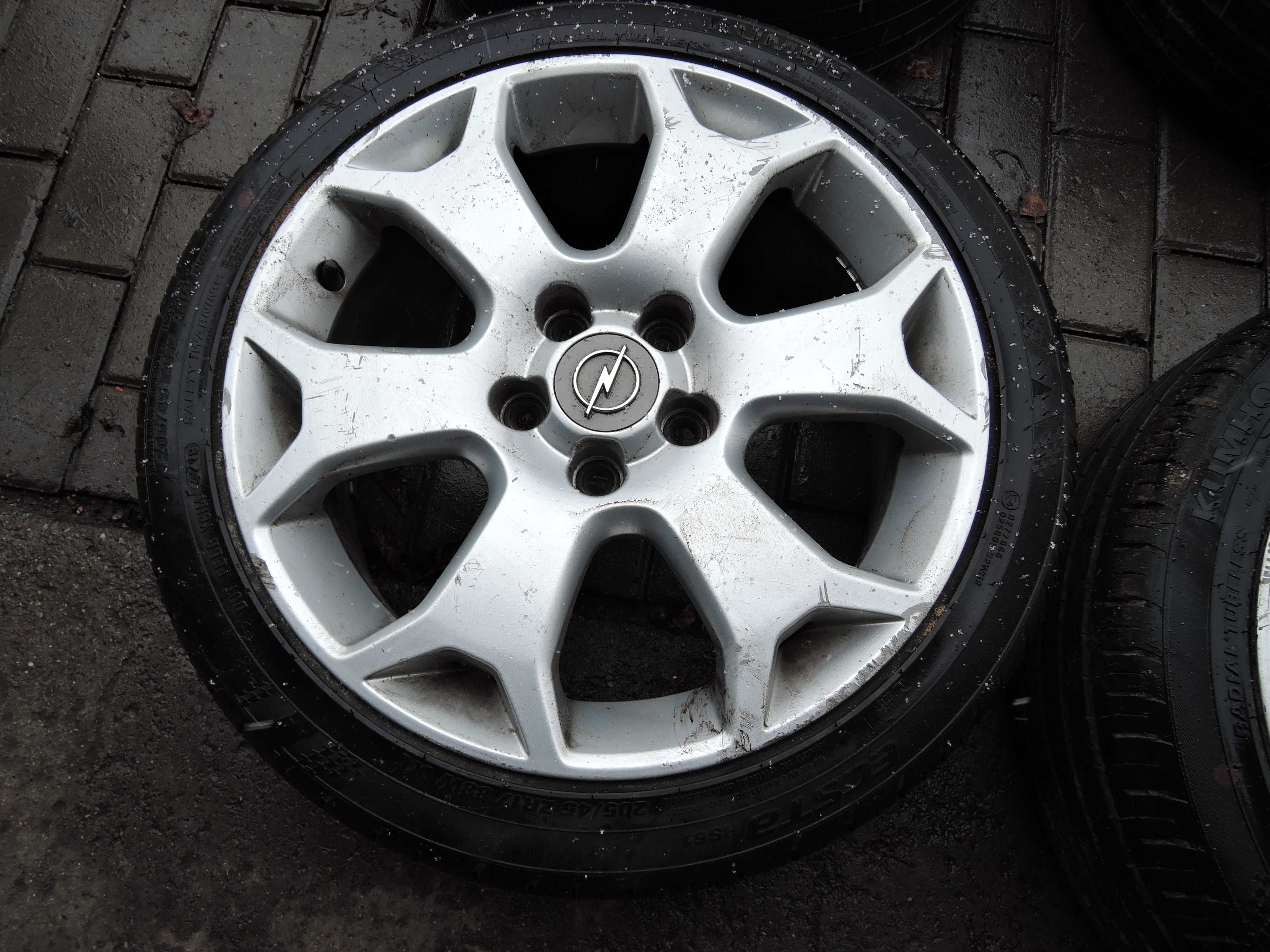 Alufelgi OPEL CORSA D OPC 17 5X110 Orgniał et 47 opony