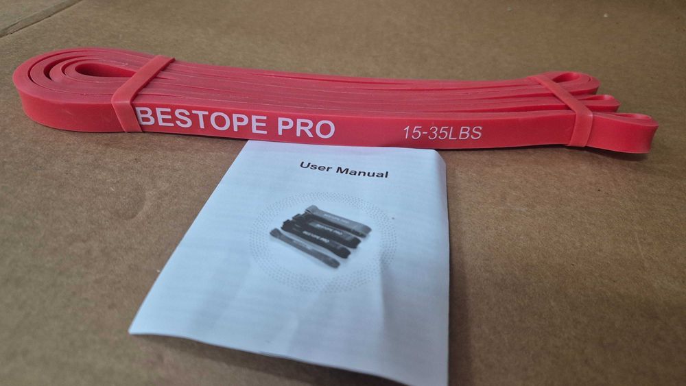 Opaska Taśma do ćwiczeń oporowych dla kobiet i mężczyzn 2m treningowa