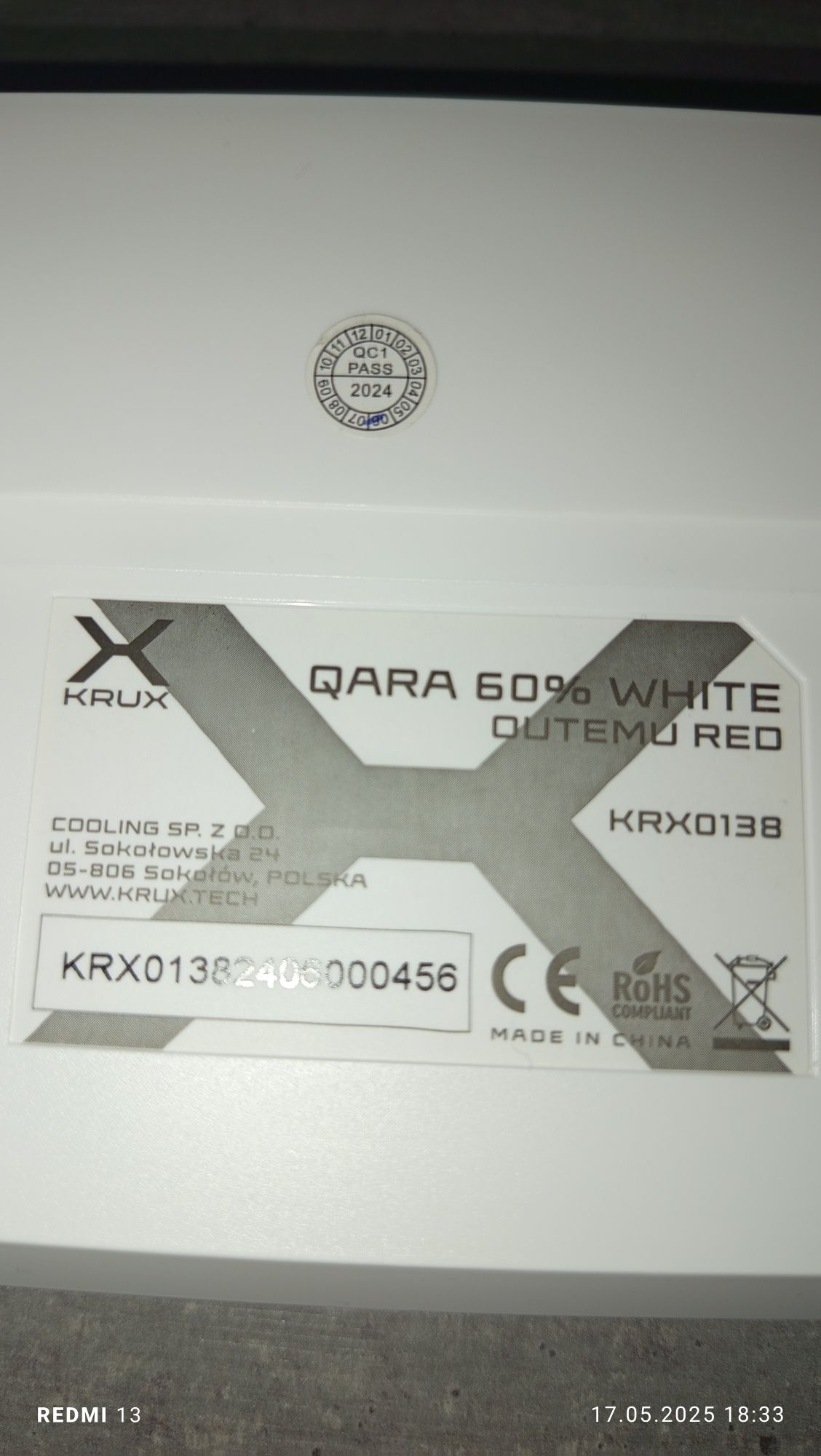 Klawiatura gamingowa krux