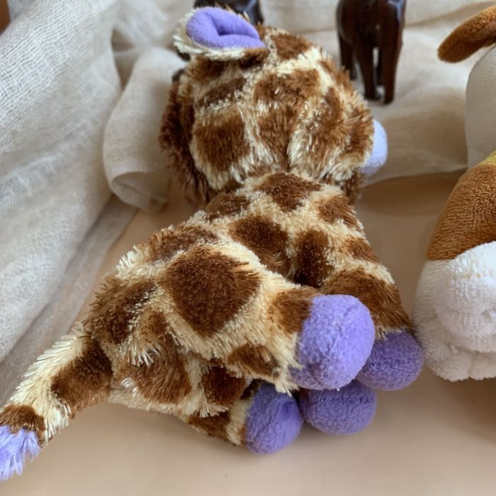 Мягкие игрушки TY щенячий патруль Rubble и жираф