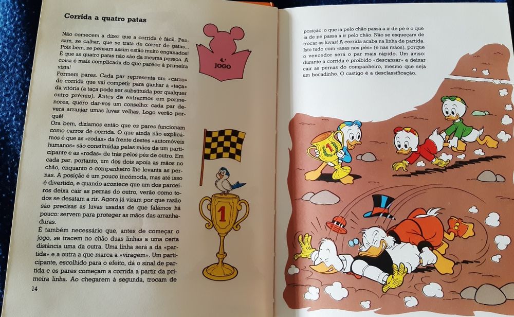 Livro banda desenhada Disney