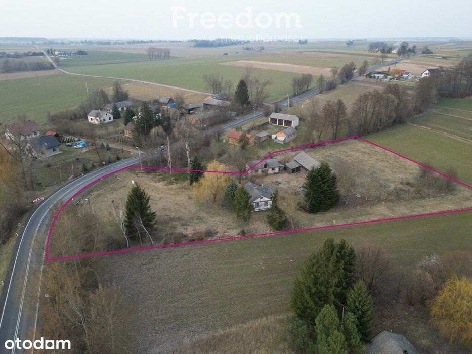 Działka z budynkiem mieszkalnym w Osowej 18