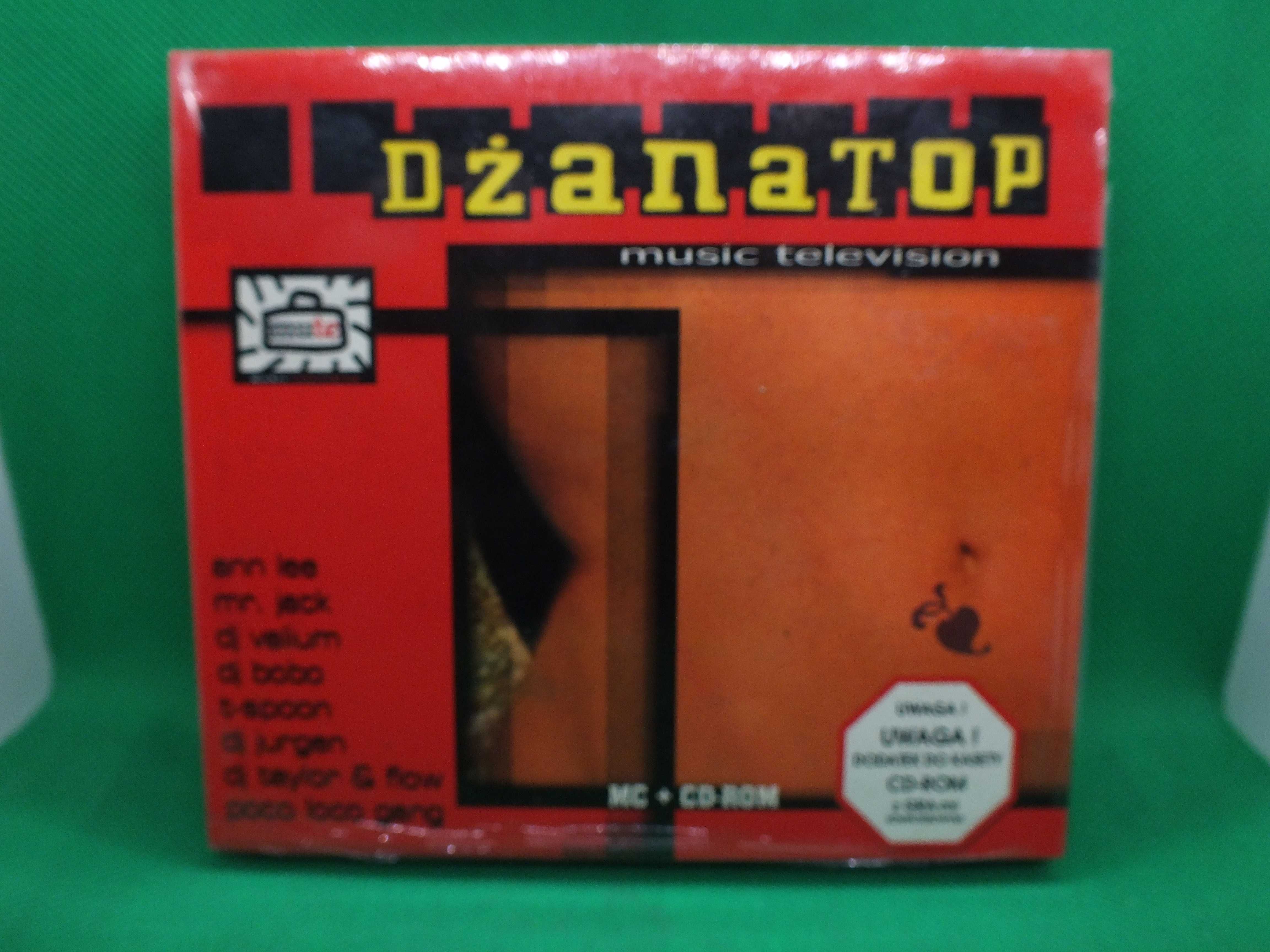 DŻANA TOP-MUSIC TELEVISION-kaseta+CD-ROM. Snake'sMusic 1997 Nowa Folia