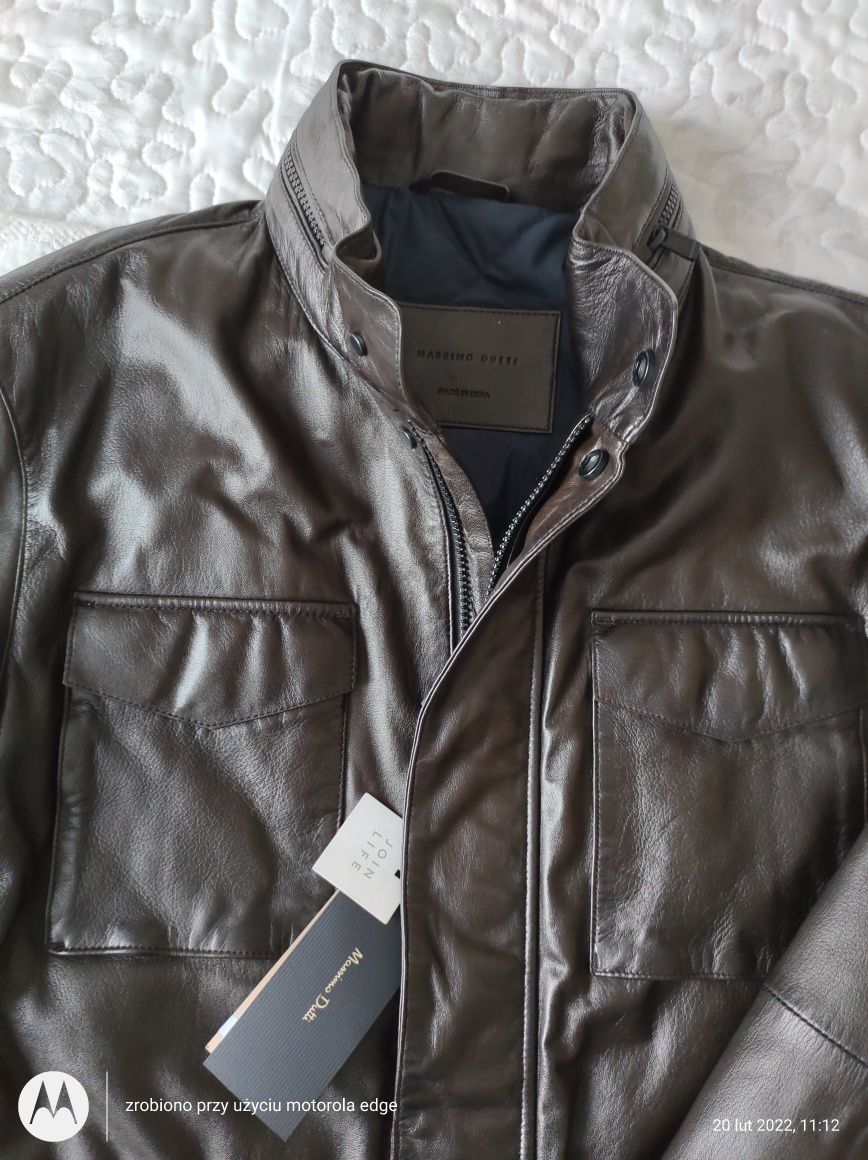 Kurtka skórzana Massimo Dutti L