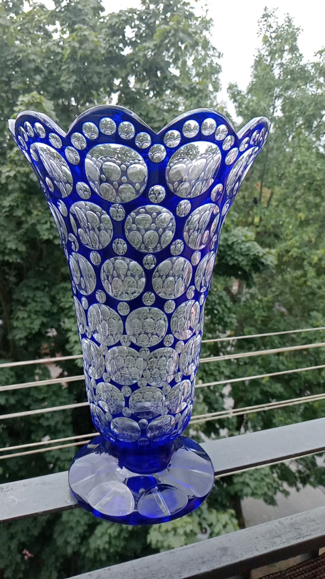 Wazon Bohemia kryształowy
