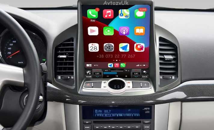 Магнитола CAPTIVA Chevrolet GPS Tesla Каптива 2 din CarPlay Android 13