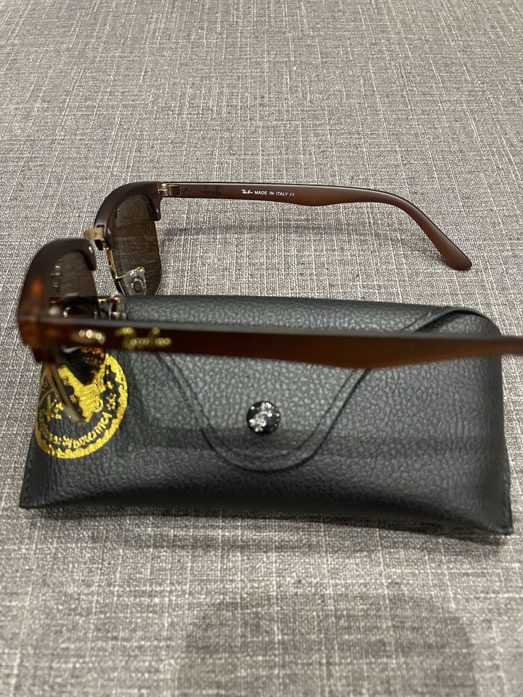 Óculos Ray-Ban RB3016 Clubmaster Usados 1x Com caixa e acessórios