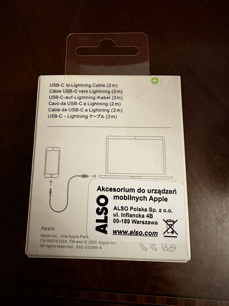 Apple USB-C to Lightning Cable kabel iPhone (2m)