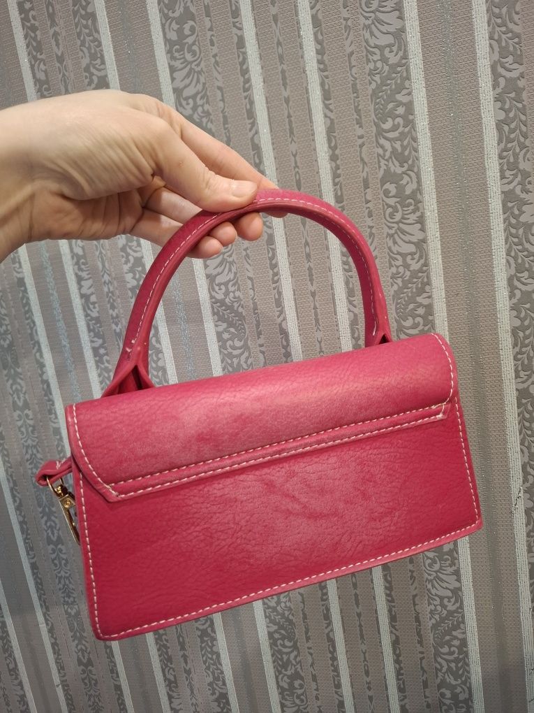 Маленькая сумочка, сумка Jacquemus, бирюзовая сумочка,клатч