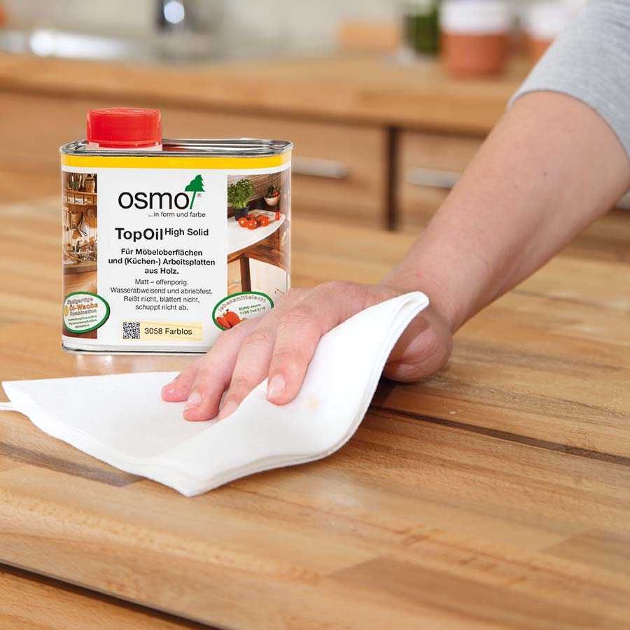 Защитное масло для столешень и мебели Top Oil (Osmo, Германия)