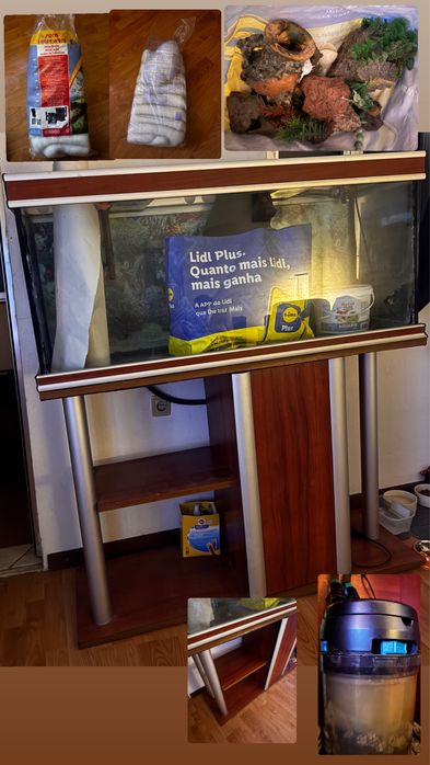 Aquário de peixes 500L