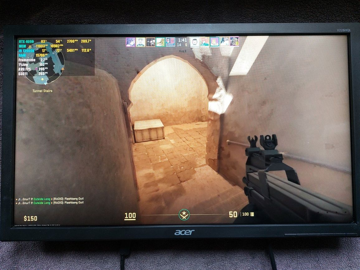 Бу рабочий Монитор Acer  V226 HQl экранй дисплей