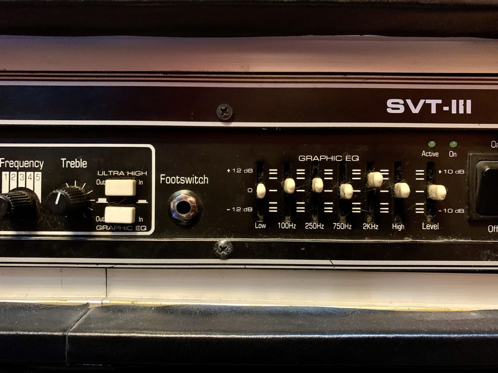 Ampeg SVT-III i Ampeg SVT-410HE wzmacniacz i kolumna do gitary basowej