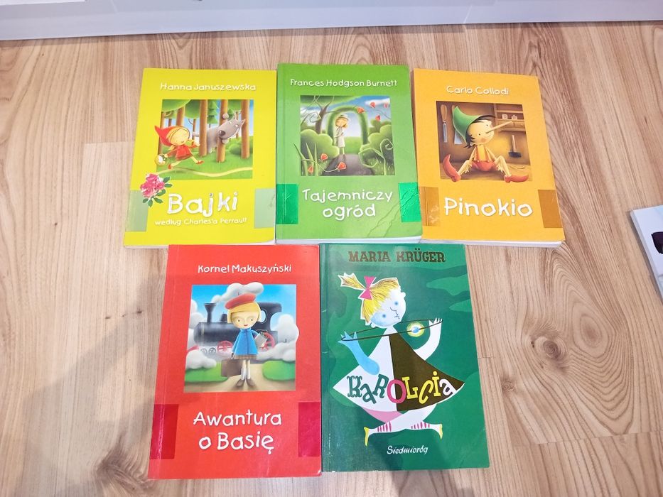 Pinokio Karolcia Tajemniczy ogród Awantura o Basie