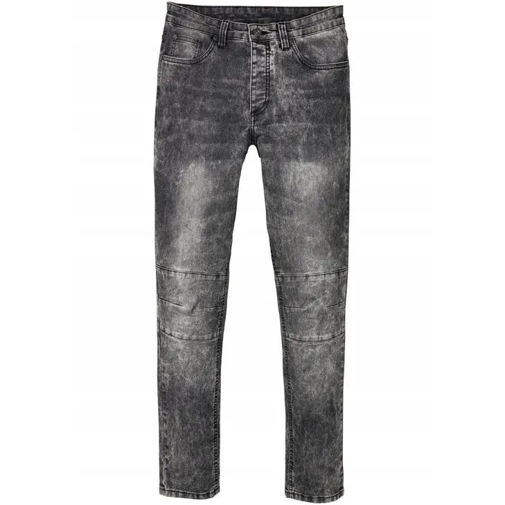 bonprix marmurkowe jeansowe spodnie męskie skinny slim jeansy 40