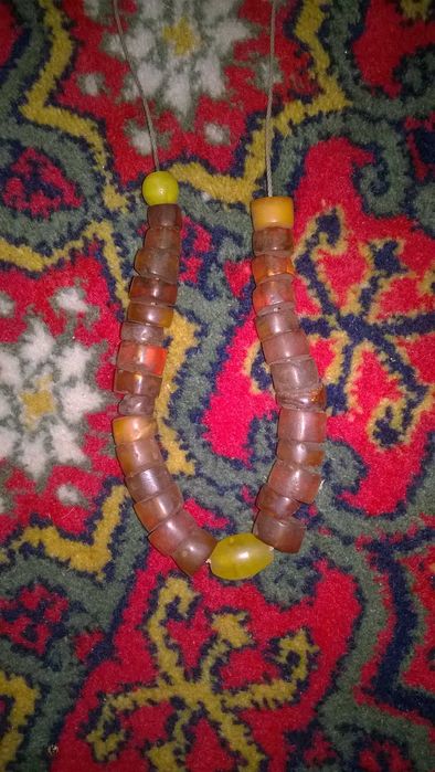 Янтарні буси Буси бурштин Бурштинові буси жіночі старовинні