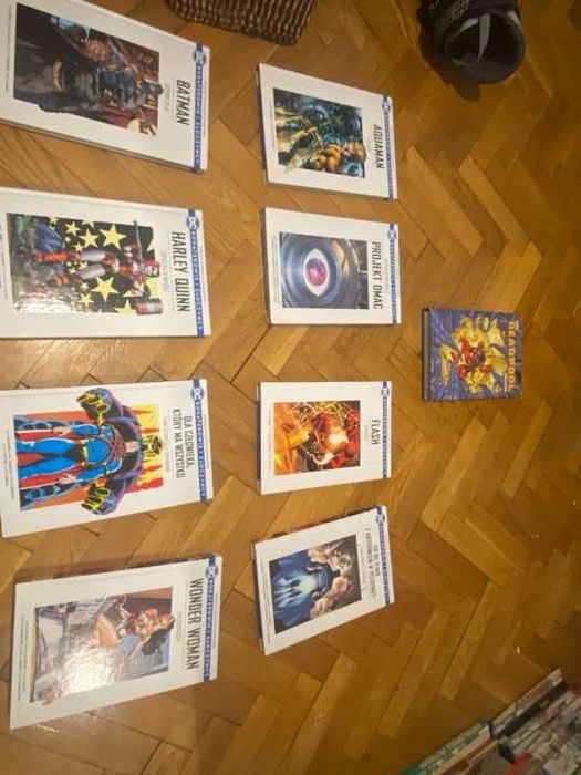DC Comics Bohaterowie i Złoczyńcy  Tom 1-8  + deadpol marvel tom 4