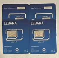 Lebara FR +33 francuski Starter Karta SIM Card Active + €5.00