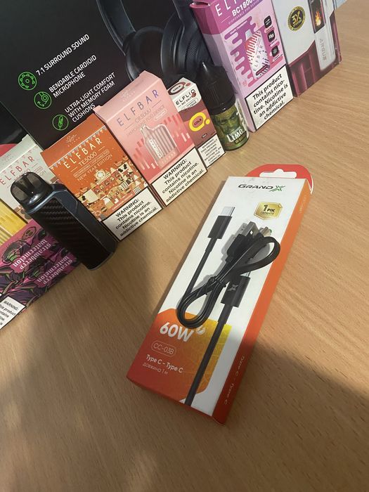 Кабель навый туре-С в упаковке