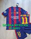 Komplet Dziecięcy FC Barcelona 2010/11, Neymar 11, Krótki Rękaw