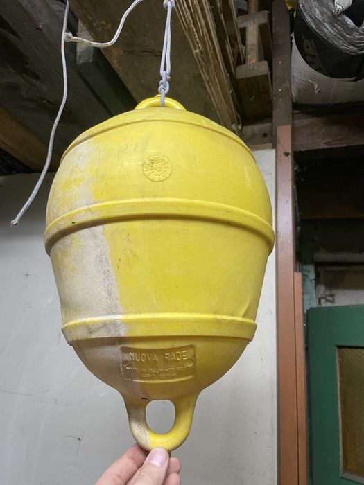 Boja cumownicza laminat/ plastik zółta