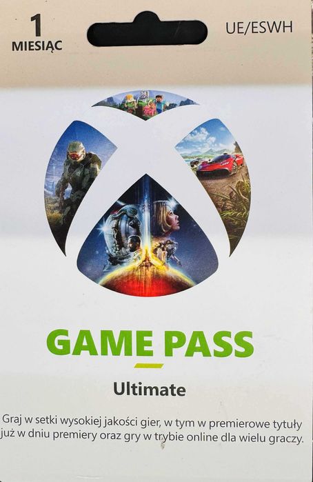 Xbox Game Pass Ultimate 1 MIESIĄC 30 DNI AKTYWACJA