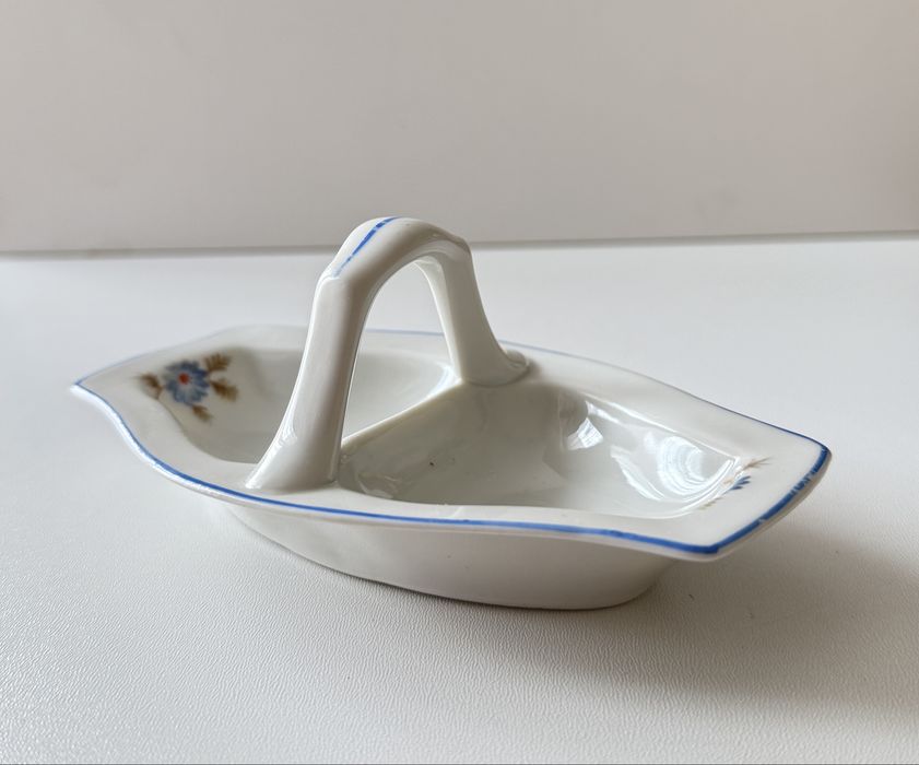 Stary przedwojenny przyprawnik dwojaczek porcelana Ćmielów Lwów