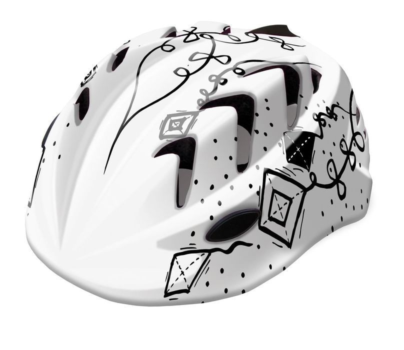 Kask B-Skin "Xs" Kidy Pro Kites 44-48Cm Biało-Czar