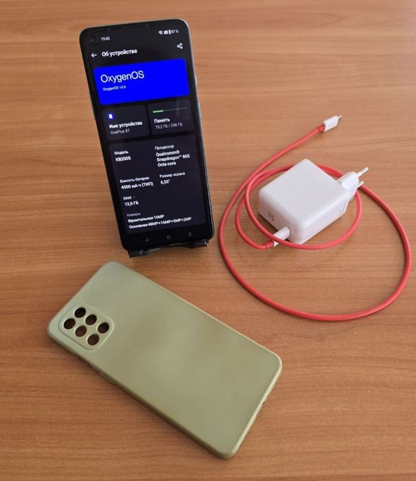 OnePlus 8T + 5G 12/256GB Aquamarine Green 1 фізична сім