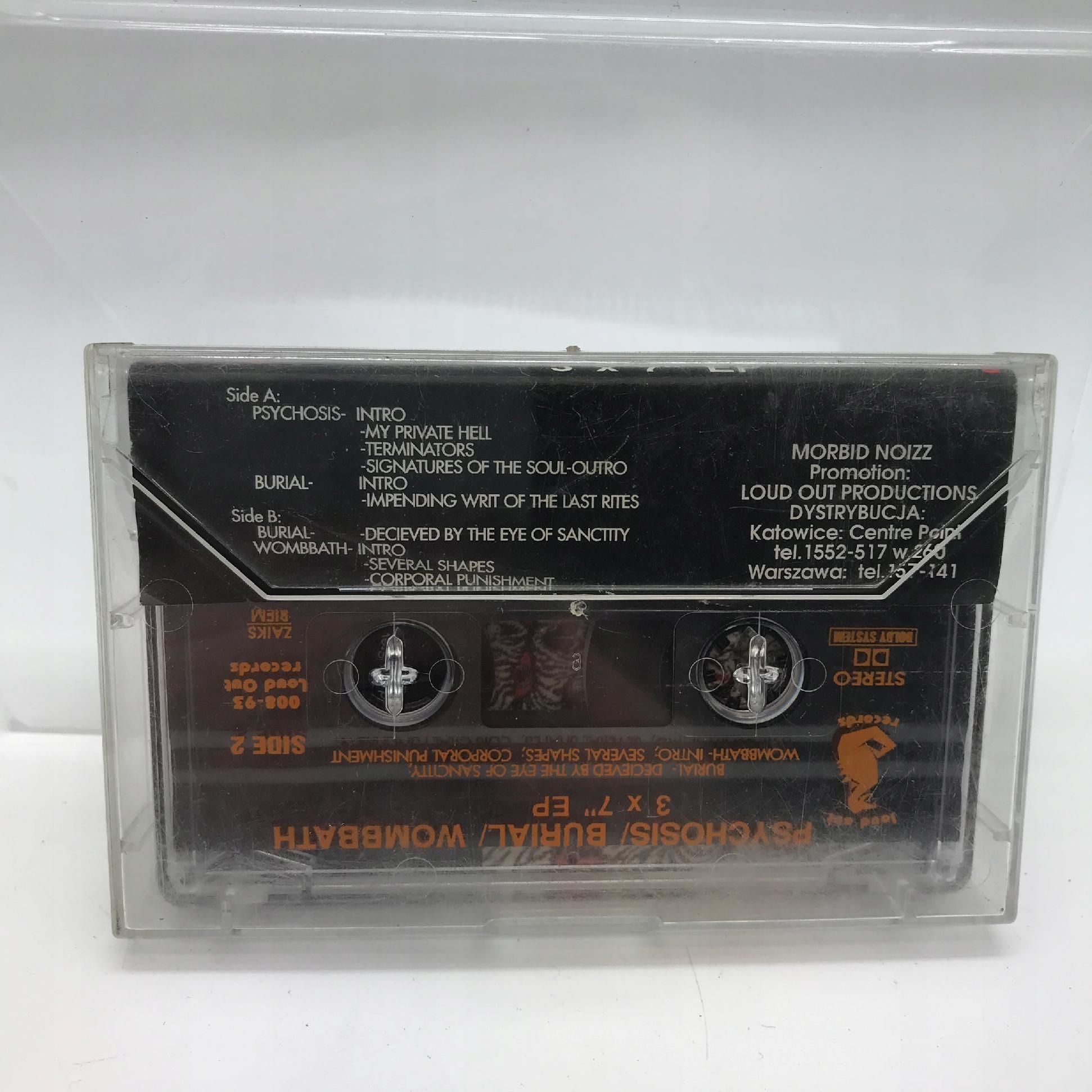kaseta - psychosis / burial / wombath - 3x7 ep
