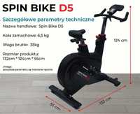 Rower Treningowy Spin Bike D5 magnetyczny,solidny,NOWOŚĆ!+ smartwotch.