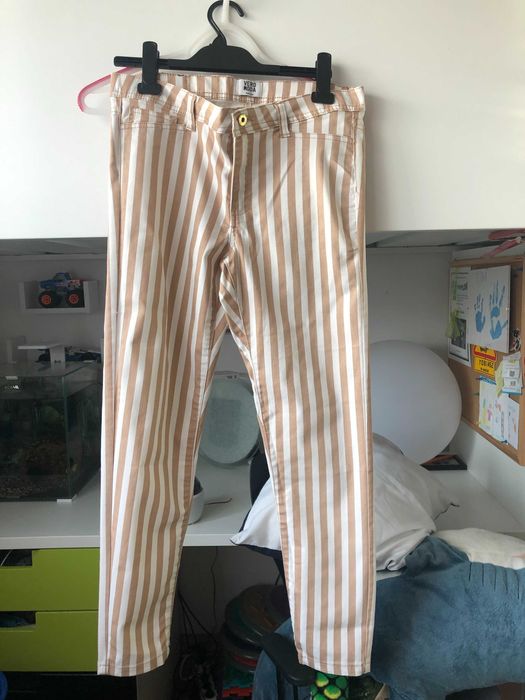 Vero Moda spodnie w paski rozmiar M 38