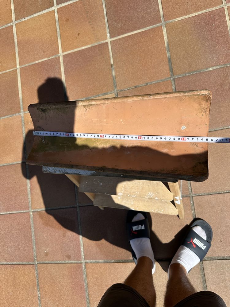 Telhas tipo canudo