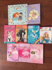 Livros (10) da Barbie, princesas e fadas