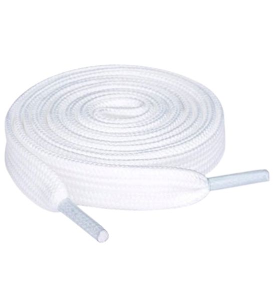 Sznurówki 140cm Białe 8 sztuk 7mm
