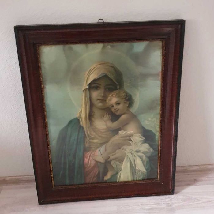 Stary obraz Matka Boska