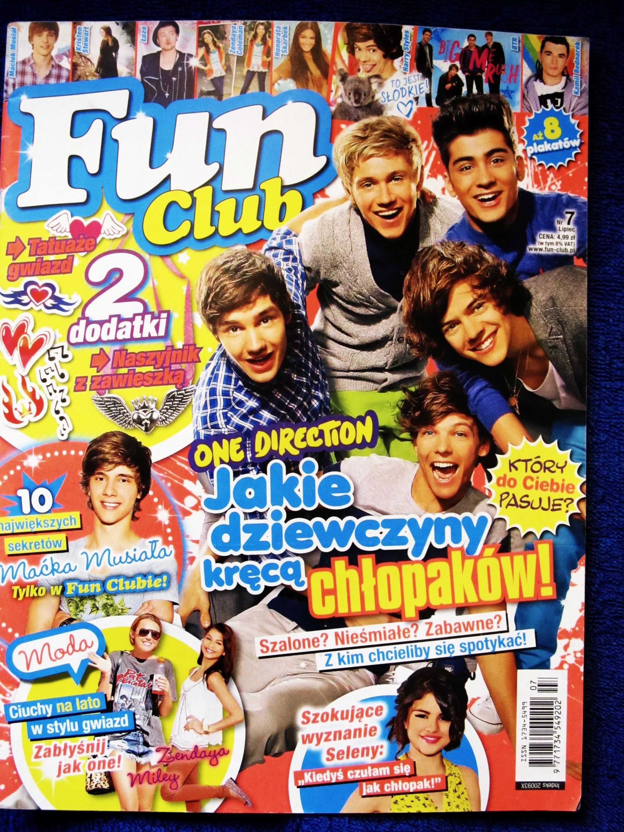 Fun Club 7/2012 One Direction,Kristen Stewart,Harry Styles,Zendaya