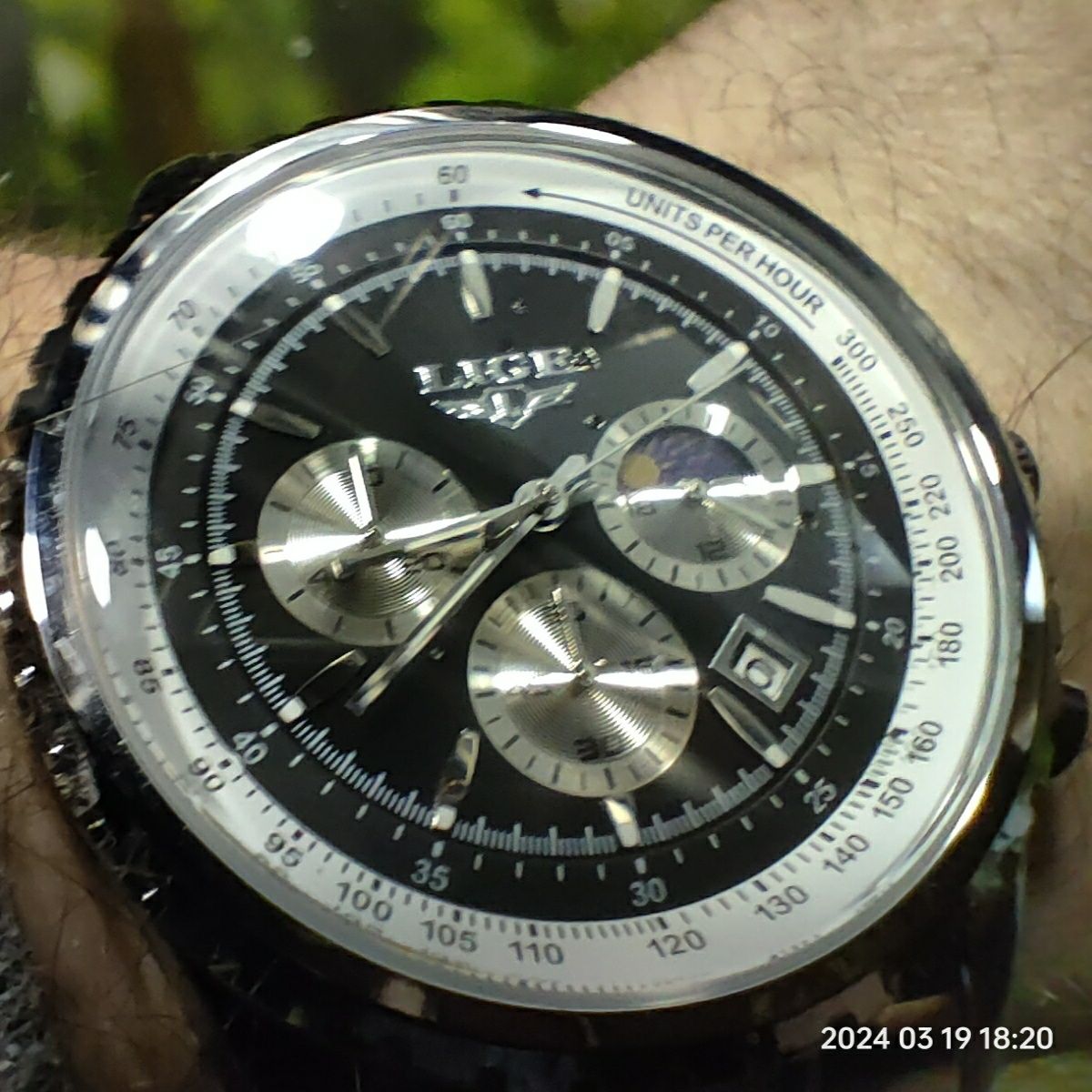 Часы мужские наручные Lige 2023 model 8989