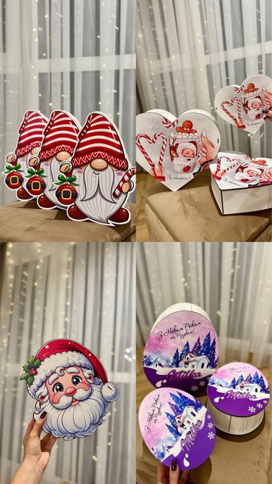 Подарункові бокси коробочка для подарунку подарунок на Миколая