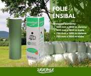 Folia do sianokiszonki Ensibal, na baloty. 750, 500, biała, zielona