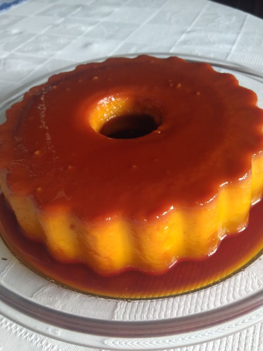 Pudim Francês ovos caseiros