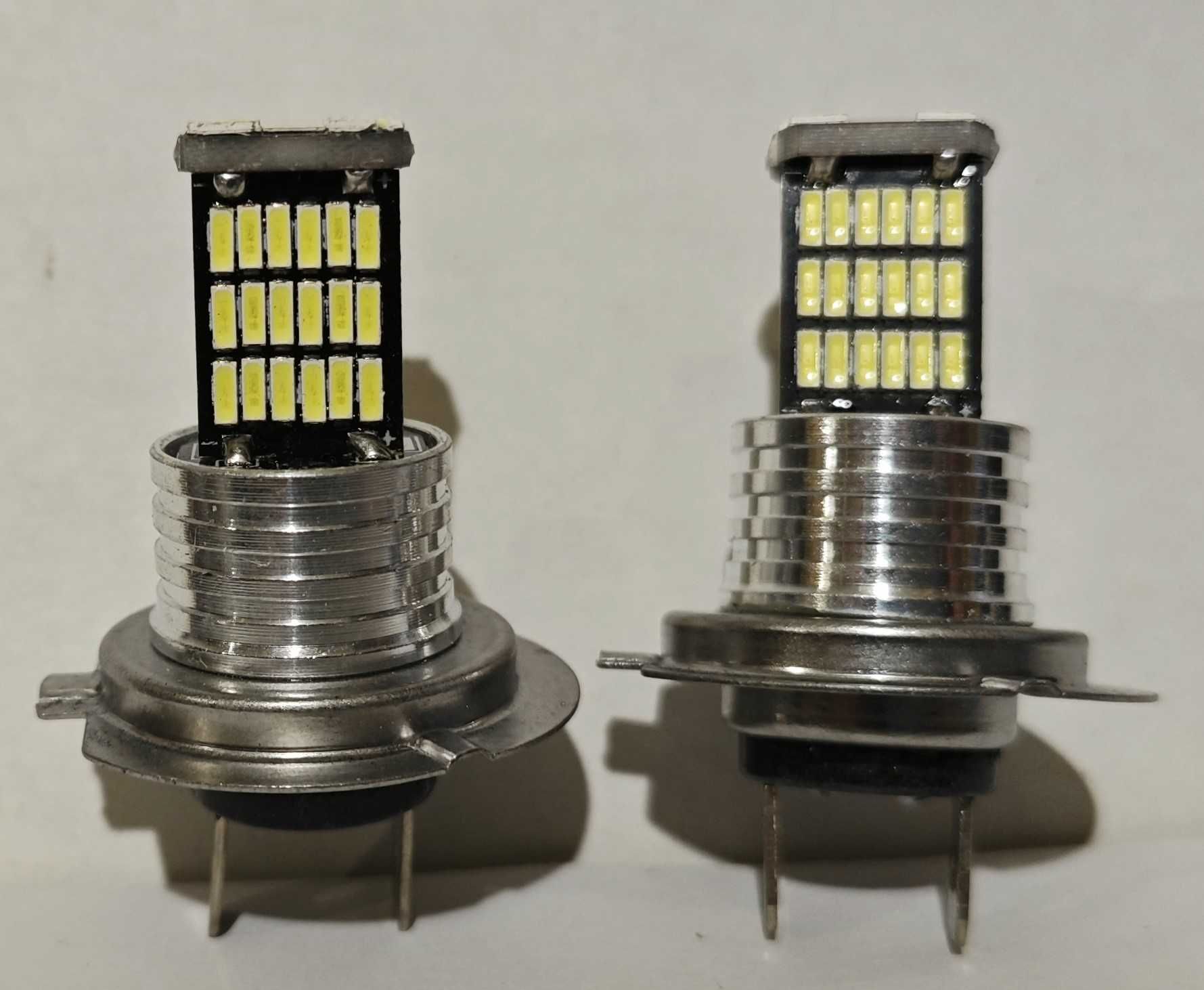 Светодиодные LED авто лампы, для фар головного света, цоколь H7