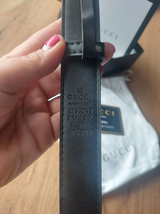 Pasek Gucci,klamra GG