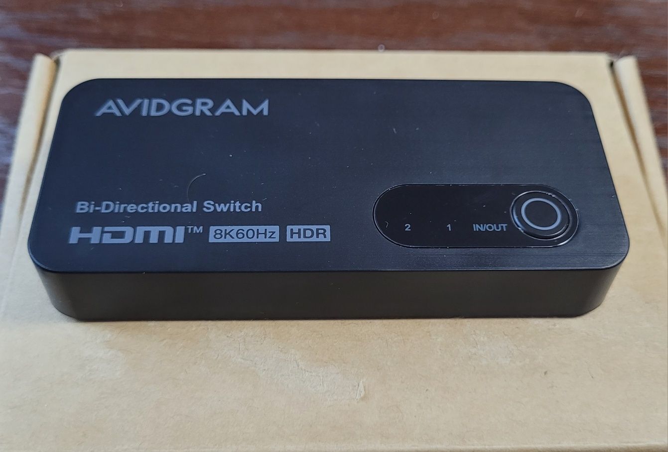 Перемикач HDMI 2 в 1, 2 порти 4K 120 Гц