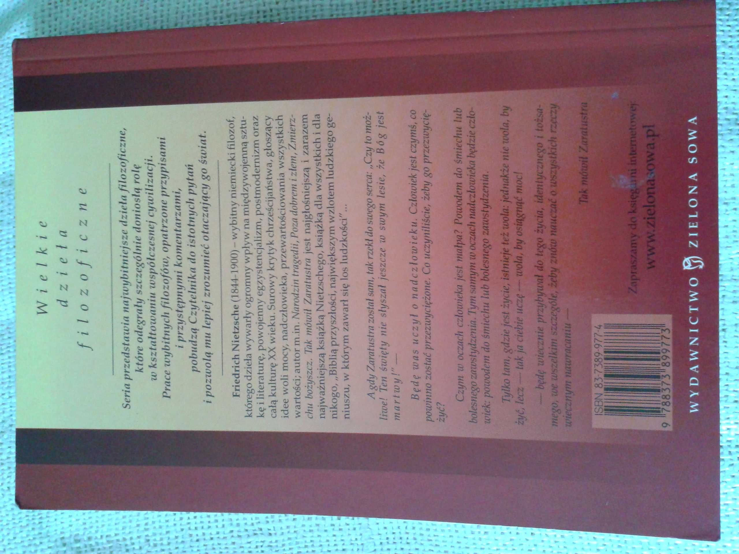 Tak mowil Zaratustra - Friedrich Nietzsche