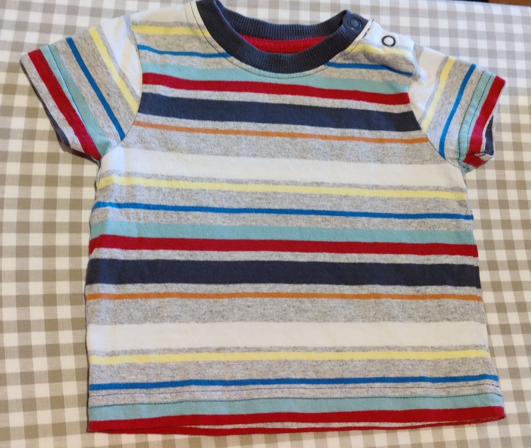 Bluzka koszulka niemowlęca w paski r 68