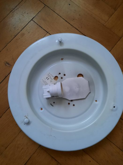 Plafon biały lampa sufitowa oprawa biały 31 cm